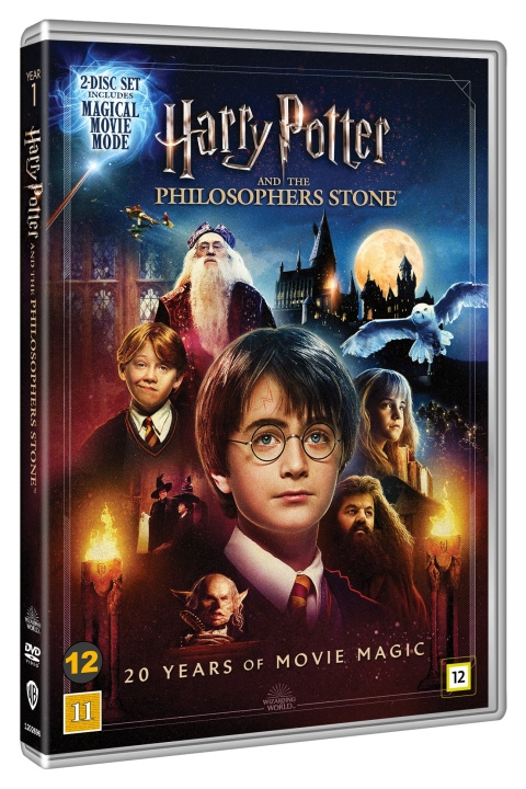 Harry Potter And The Philosophers Stone (DVD) ryhmässä KODINELEKTRONIIKKA / Ääni & Kuva / TV & Tarvikkeet / Elokuvat / DVD @ TP E-commerce Nordic AB (D37858)