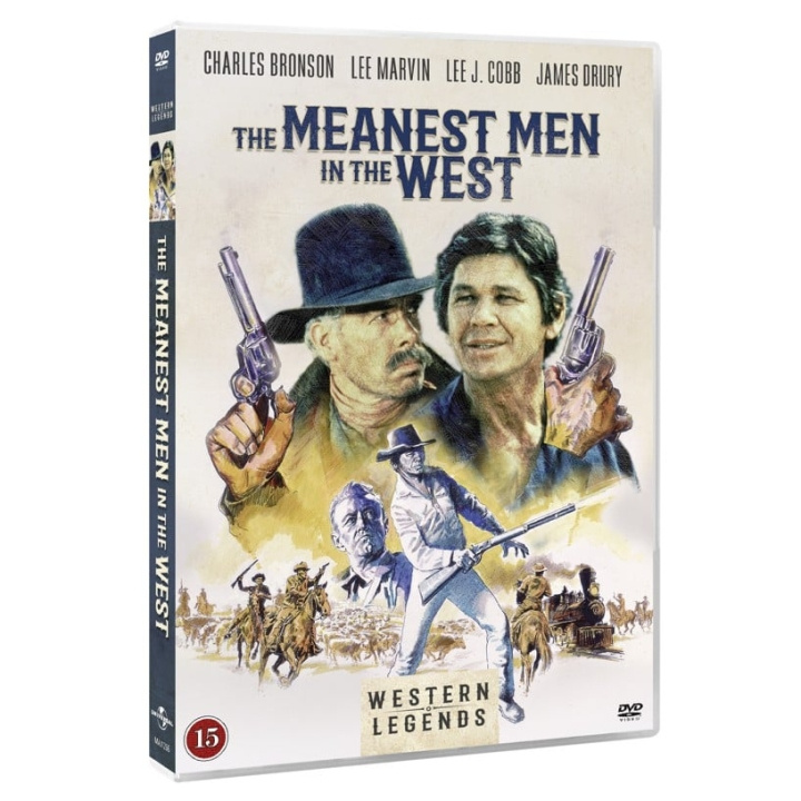 The Meanest Men In The West (Charles Bronson and Lee Marvin) (DVD) ryhmässä KODINELEKTRONIIKKA / Ääni & Kuva / TV & Tarvikkeet / Elokuvat / DVD @ TP E-commerce Nordic AB (D37880)