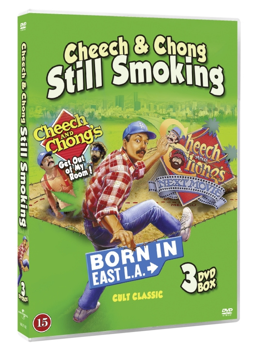 Cheech and Chong Still Smoking (3 CULT MOVIES IN A BOX) (DVD) ryhmässä KODINELEKTRONIIKKA / Ääni & Kuva / TV & Tarvikkeet / Elokuvat / DVD @ TP E-commerce Nordic AB (D37889)