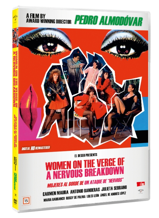 Women On The Verge Of A Nervous Breakdown - (Pedro Almodóvar Movie) (DVD) ryhmässä KODINELEKTRONIIKKA / Ääni & Kuva / TV & Tarvikkeet / Elokuvat / DVD @ TP E-commerce Nordic AB (D37897)