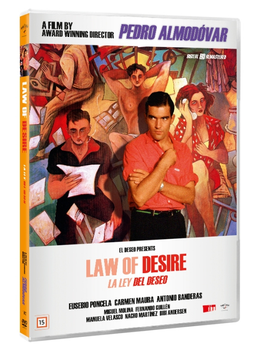 Law Of Desire - A Pedro Almodovar masterpiece movie (DVD) ryhmässä KODINELEKTRONIIKKA / Ääni & Kuva / TV & Tarvikkeet / Elokuvat / DVD @ TP E-commerce Nordic AB (D37899)