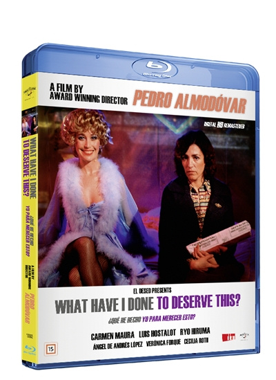 What Have I Done To Deserve This (Pedro Almodóvar Movie) (Blu-ray) ryhmässä KODINELEKTRONIIKKA / Ääni & Kuva / TV & Tarvikkeet / Elokuvat / Blu-ray @ TP E-commerce Nordic AB (D37912)