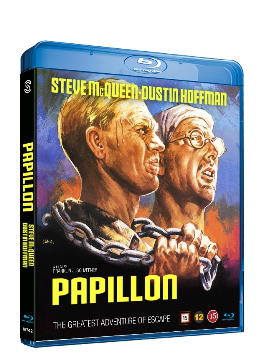Papillion (Steve Mcqueen and Dustin Hoffman) (Blu-ray) ryhmässä KODINELEKTRONIIKKA / Ääni & Kuva / TV & Tarvikkeet / Elokuvat / Blu-ray @ TP E-commerce Nordic AB (D37942)