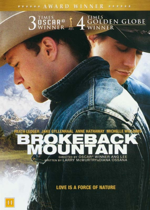 BROKEBACK MOUNTAIN - Heath Ledger Classic movie (DVD) ryhmässä KODINELEKTRONIIKKA / Ääni & Kuva / TV & Tarvikkeet / Elokuvat / DVD @ TP E-commerce Nordic AB (D37944)