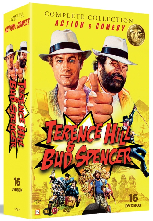BUD SPENCER & TERENCE HILL COLLECTION BOX - 16 DVD ryhmässä KODINELEKTRONIIKKA / Ääni & Kuva / TV & Tarvikkeet / Elokuvat / DVD @ TP E-commerce Nordic AB (D37958)