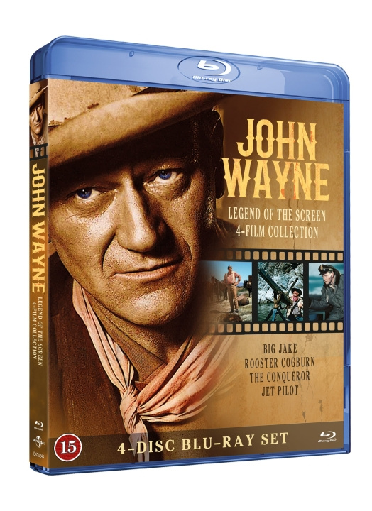 John Wayne Limited Run Gift Box (4 Blu-Ray Box) ryhmässä KODINELEKTRONIIKKA / Ääni & Kuva / TV & Tarvikkeet / Elokuvat / Blu-ray @ TP E-commerce Nordic AB (D37998)