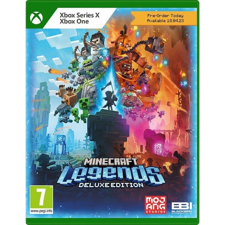 Minecraft Legends (Deluxe Edition) (PL/Multi in Game) (XONE) ryhmässä KODINELEKTRONIIKKA / Pelikonsolit & Tarvikkeet / Xbox One / Peli @ TP E-commerce Nordic AB (D38010)