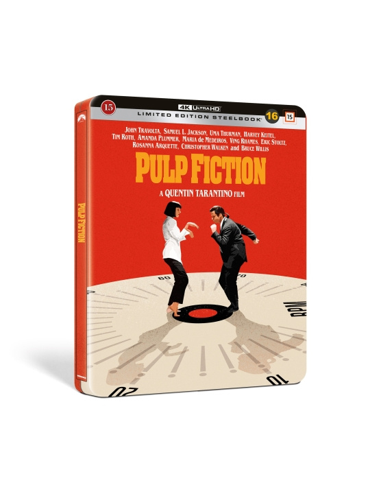 Pulp Fiction - Steelbook (Blu-ray) ryhmässä KODINELEKTRONIIKKA / Ääni & Kuva / TV & Tarvikkeet / Elokuvat / Blu-ray @ TP E-commerce Nordic AB (D38015)