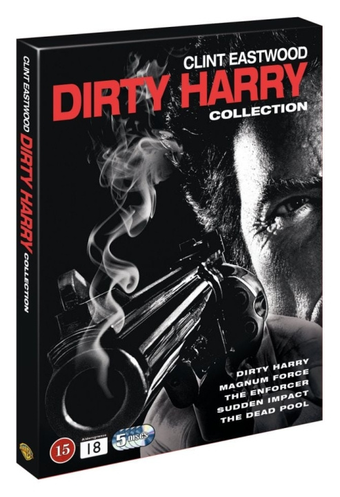 Dirty Harry Collection (5-disc) - DVD ryhmässä KODINELEKTRONIIKKA / Ääni & Kuva / TV & Tarvikkeet / Elokuvat / DVD @ TP E-commerce Nordic AB (D38059)
