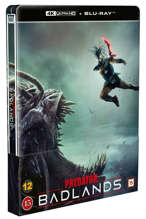 Predator: Badlands - Steelbook (4K UHD + BD) ryhmässä KODINELEKTRONIIKKA / Ääni & Kuva / TV & Tarvikkeet / Elokuvat / Blu-ray @ TP E-commerce Nordic AB (D38075)