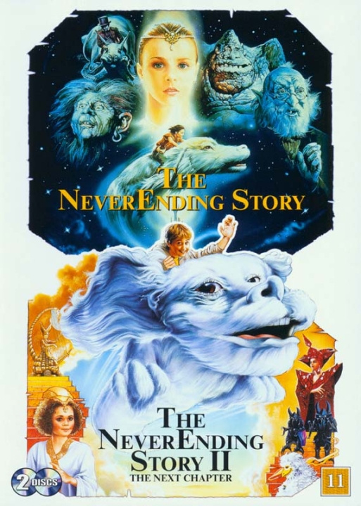 NeverEnding Story 1 & 2 - DVD ryhmässä KODINELEKTRONIIKKA / Ääni & Kuva / TV & Tarvikkeet / Elokuvat / DVD @ TP E-commerce Nordic AB (D38097)