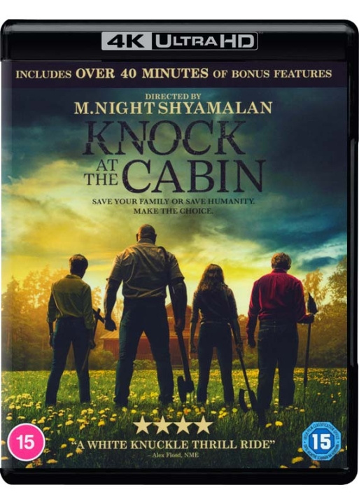 Knock at the Cabin (Special Edition) (4K UHD) ryhmässä KODINELEKTRONIIKKA / Ääni & Kuva / TV & Tarvikkeet / Elokuvat / DVD @ TP E-commerce Nordic AB (D38119)