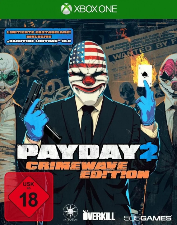 PayDay 2: Crimewave Edition (DE/Multi in Game) (XONE) ryhmässä KODINELEKTRONIIKKA / Pelikonsolit & Tarvikkeet / Xbox One / Peli @ TP E-commerce Nordic AB (D38143)