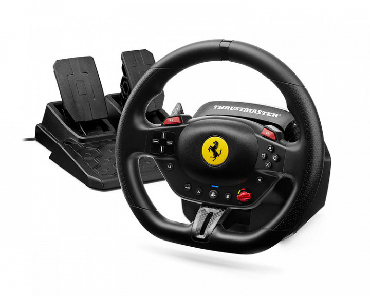 ThrustMaster T98 Ferrari 296 GTB -kilpaohjauspyörä PS5:lle, PS4:lle ja PC:lle ryhmässä KODINELEKTRONIIKKA / Pelikonsolit & Tarvikkeet / Sony PlayStation 5 / Tarvikkeet @ TP E-commerce Nordic AB (D38229)