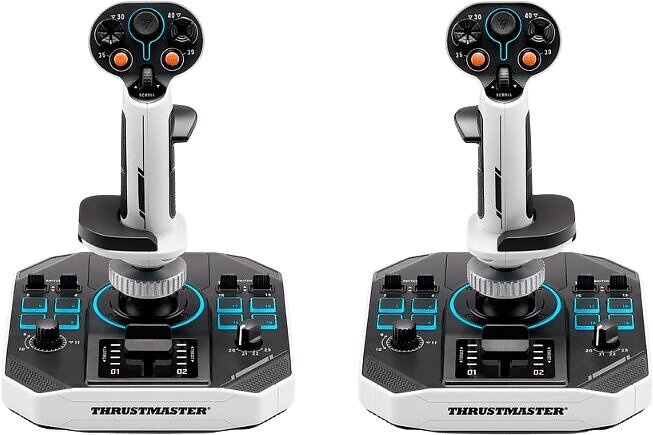 ThrustMaster SOL-R FLIGHTSTICK (2 kpl) ryhmässä TIETOKOONET & TARVIKKEET / GAMING / Ohjauspyörät ja joystickit @ TP E-commerce Nordic AB (D38328)