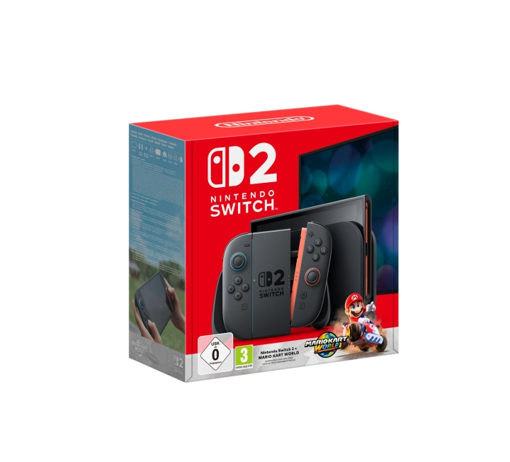 Nintendo Switch 2 + Mario Kart World bundle (Download code) ryhmässä KODINELEKTRONIIKKA / Pelikonsolit & Tarvikkeet / Nintendo Switch 2 @ TP E-commerce Nordic AB (D38402)