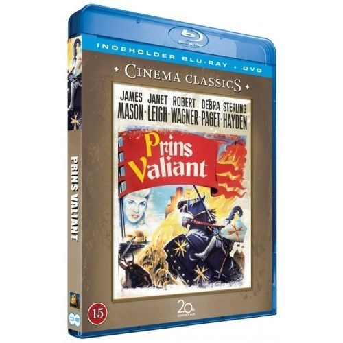 PRINS VALIANT (Prince Valiant) (James Mason, Janet Leigh) (Blu-ray) ryhmässä KODINELEKTRONIIKKA / Ääni & Kuva / TV & Tarvikkeet / Elokuvat / Blu-ray @ TP E-commerce Nordic AB (D38406)