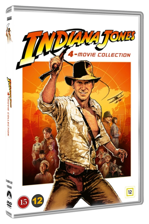 Indiana Jones: 4-Movie Collection (5-disc) (DVD) ryhmässä KODINELEKTRONIIKKA / Ääni & Kuva / TV & Tarvikkeet / Elokuvat / DVD @ TP E-commerce Nordic AB (D38412)