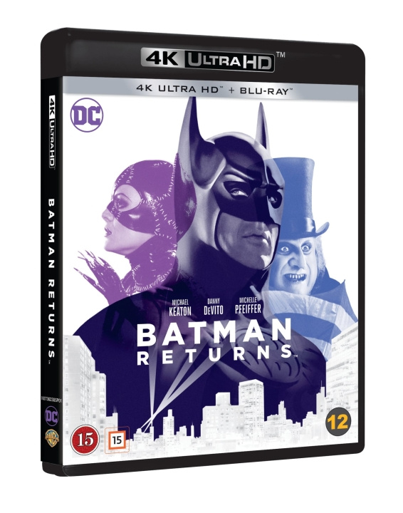BATMAN Returns (4K UHD + BD) ryhmässä KODINELEKTRONIIKKA / Ääni & Kuva / TV & Tarvikkeet / Elokuvat / Blu-ray @ TP E-commerce Nordic AB (D38418)