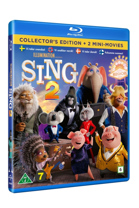SING 2 (Blu-ray) ryhmässä KODINELEKTRONIIKKA / Ääni & Kuva / TV & Tarvikkeet / Elokuvat / Blu-ray @ TP E-commerce Nordic AB (D38425)