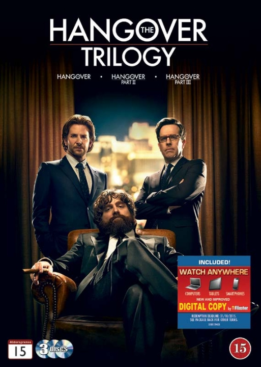 Hangover Trilogy, The - DVD ryhmässä KODINELEKTRONIIKKA / Ääni & Kuva / TV & Tarvikkeet / Elokuvat / DVD @ TP E-commerce Nordic AB (D38455)