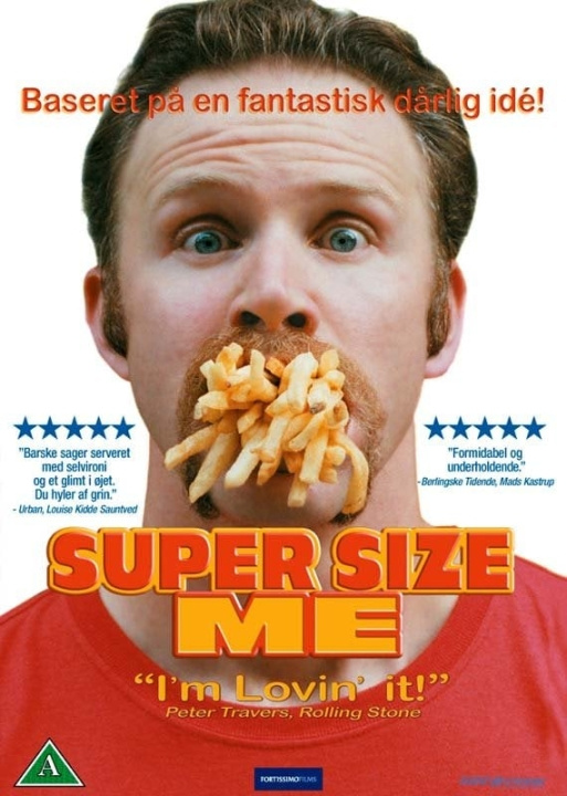 Super Size Me (DVD) ryhmässä KODINELEKTRONIIKKA / Ääni & Kuva / TV & Tarvikkeet / Elokuvat / DVD @ TP E-commerce Nordic AB (D38460)