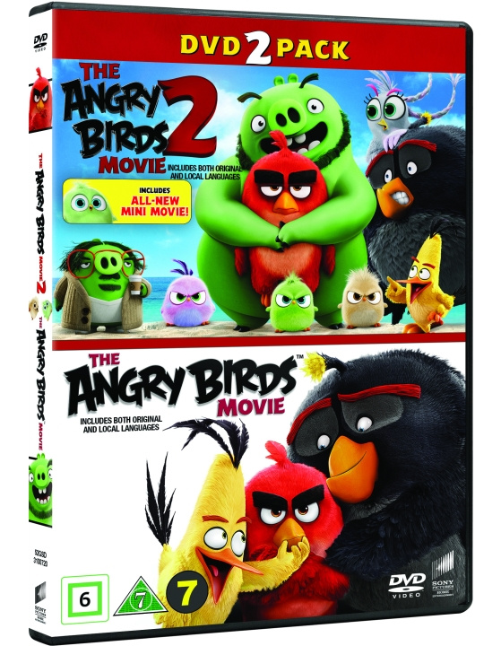 The Angry Birds Movie 1+2 Box - Dvd ryhmässä KODINELEKTRONIIKKA / Ääni & Kuva / TV & Tarvikkeet / Elokuvat / DVD @ TP E-commerce Nordic AB (D38482)