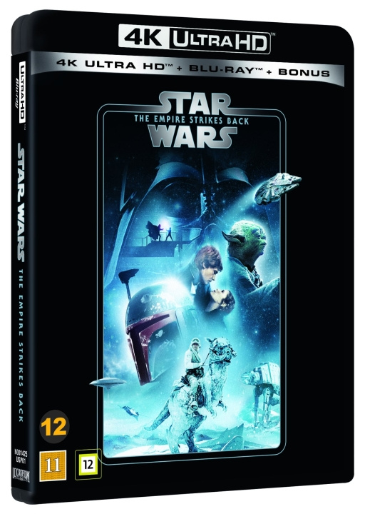 Star Wars : Episode 5 - EMPIRE STRIKES BACK - 3-disc (4K UHD + BD) ryhmässä KODINELEKTRONIIKKA / Ääni & Kuva / TV & Tarvikkeet / Elokuvat / Blu-ray @ TP E-commerce Nordic AB (D38488)