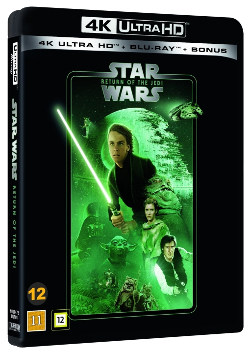 Star Wars : Episode 6 - RETURN OF THE JEDI - 3-disc (4K UHD + BD) ryhmässä KODINELEKTRONIIKKA / Ääni & Kuva / TV & Tarvikkeet / Elokuvat / Blu-ray @ TP E-commerce Nordic AB (D38489)