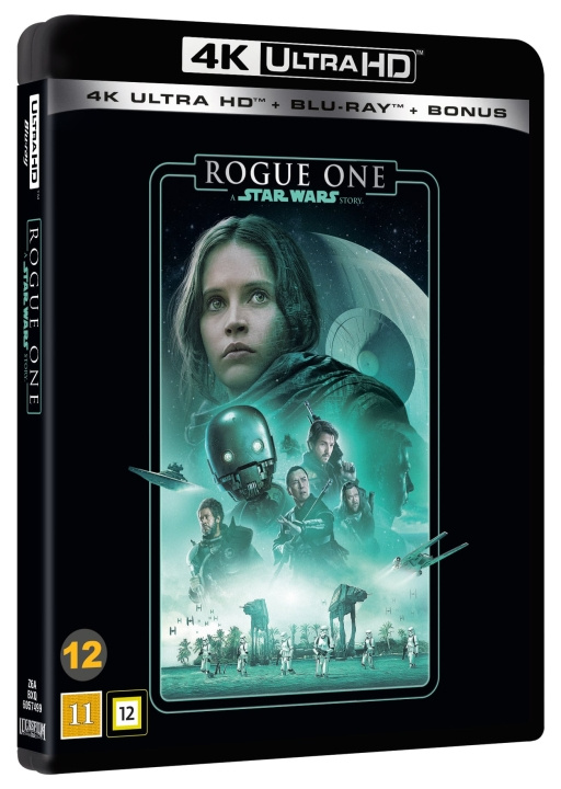 Star Wars Rogue One - A Star Wars Story - 3-disc (4K UHD + BD) ryhmässä KODINELEKTRONIIKKA / Ääni & Kuva / TV & Tarvikkeet / Elokuvat / Blu-ray @ TP E-commerce Nordic AB (D38492)