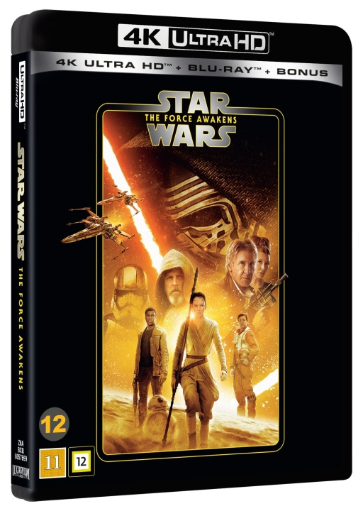 Star Wars : Episode 7 - The Force Awakens - 3-disc (4K UHD + BD) ryhmässä KODINELEKTRONIIKKA / Ääni & Kuva / TV & Tarvikkeet / Elokuvat / Blu-ray @ TP E-commerce Nordic AB (D38494)