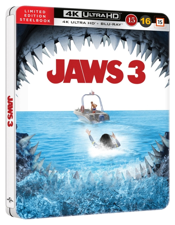JAWS 3 (4K UHD) ryhmässä KODINELEKTRONIIKKA / Ääni & Kuva / TV & Tarvikkeet / Elokuvat / Blu-ray @ TP E-commerce Nordic AB (D38569)
