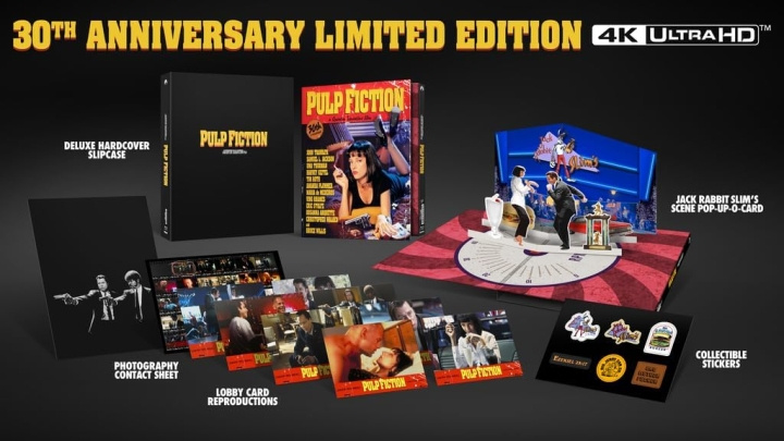 Pulp Fiction (30th Anniversary Limited Edition) (4K UHD) ryhmässä KODINELEKTRONIIKKA / Ääni & Kuva / TV & Tarvikkeet / Elokuvat / Blu-ray @ TP E-commerce Nordic AB (D38576)