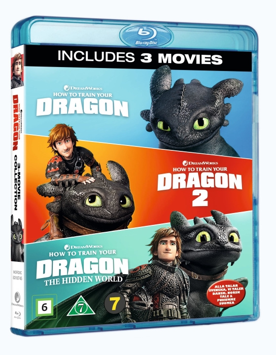 How To Train Your Dragon 1-3 Box (Blu-ray) ryhmässä KODINELEKTRONIIKKA / Ääni & Kuva / TV & Tarvikkeet / Elokuvat / Blu-ray @ TP E-commerce Nordic AB (D38710)