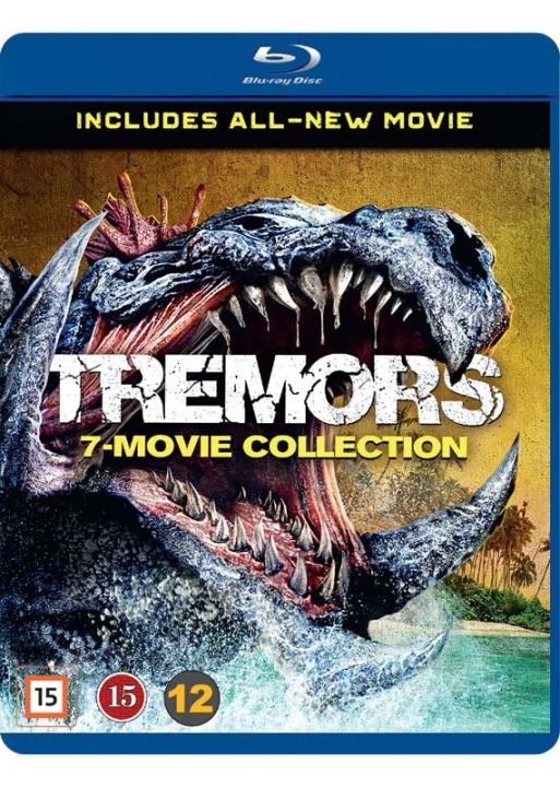 Tremors / 7-movie collection (7 Blu-ray) ryhmässä KODINELEKTRONIIKKA / Ääni & Kuva / TV & Tarvikkeet / Elokuvat / Blu-ray @ TP E-commerce Nordic AB (D38721)