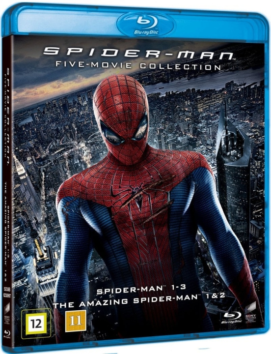 Spider-Man: 5 Movie Collection (Blu-Ray) ryhmässä KODINELEKTRONIIKKA / Ääni & Kuva / TV & Tarvikkeet / Elokuvat / Blu-ray @ TP E-commerce Nordic AB (D38731)