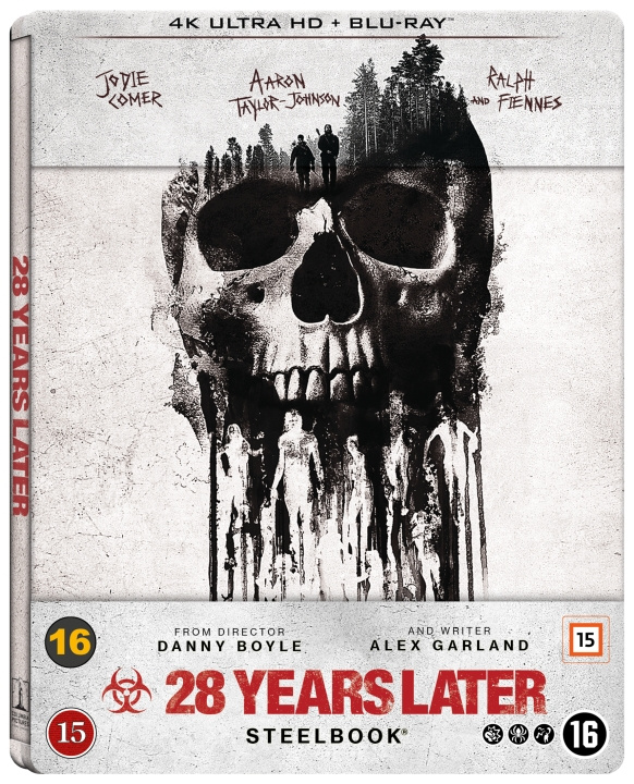 28 Years Later Steelbook (Blu-ray) ryhmässä KODINELEKTRONIIKKA / Ääni & Kuva / TV & Tarvikkeet / Elokuvat / Blu-ray @ TP E-commerce Nordic AB (D38770)