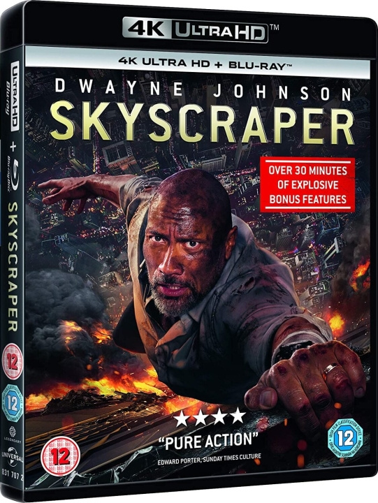 Skyscraper (4K UHD + Blu-Ray) ryhmässä KODINELEKTRONIIKKA / Ääni & Kuva / TV & Tarvikkeet / Elokuvat / Blu-ray @ TP E-commerce Nordic AB (D38801)