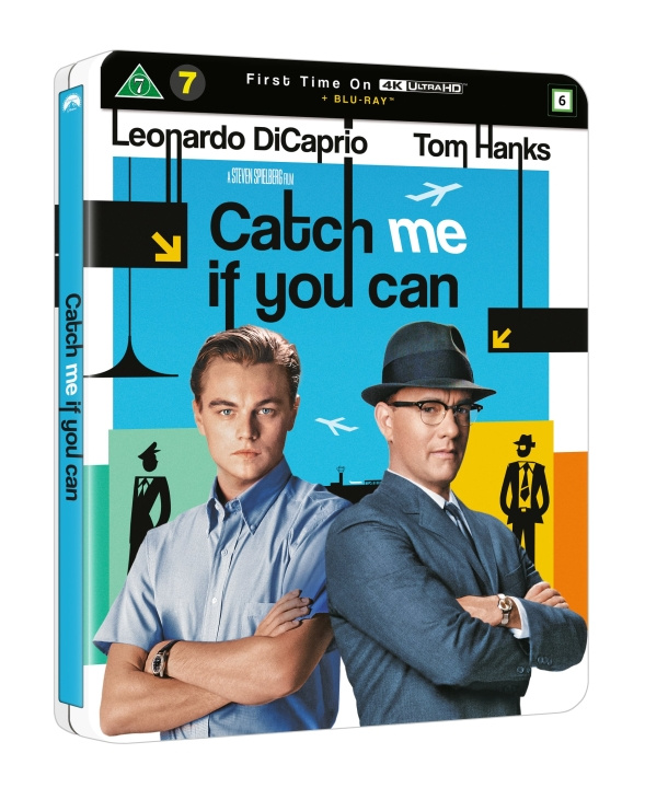 Catch Me If You Can - Steelbook (4K + BD) ryhmässä KODINELEKTRONIIKKA / Ääni & Kuva / TV & Tarvikkeet / Elokuvat / Blu-ray @ TP E-commerce Nordic AB (D38988)