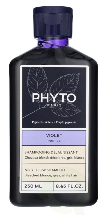 Phyto Phytoviolet Anti-Yellowing Shampoo 250 ml ryhmässä KAUNEUS JA TERVEYS / Hiukset &Stailaus / Hiustenhoito / Shampoo @ TP E-commerce Nordic AB (D39451)