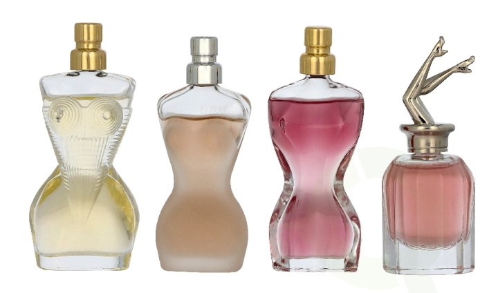 J.P. Gaultier Feminine Miniatures Set 24 ml 4x6ml - La Belle/Scandal/Classique/Divine Edp Spray ryhmässä KAUNEUS JA TERVEYS / Tuoksut & Parfyymit / Parfyymit / Naisten Tuoksut @ TP E-commerce Nordic AB (D39535)