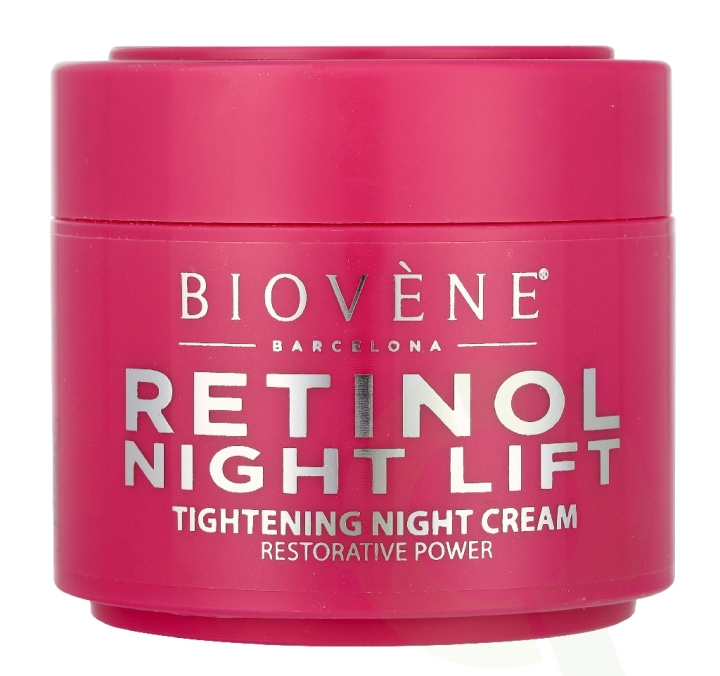 Biovene Retinol Night Lift Night Cream 50 ml Organic Strawberry ryhmässä KAUNEUS JA TERVEYS / Ihonhoito / Kasvot / Yövoide @ TP E-commerce Nordic AB (D39651)