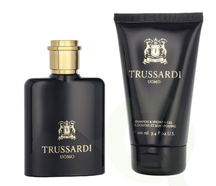 Trussardi Uomo Giftset 150 ml Edt Spray 50ml/Shampoo & Shower Gel 100ml ryhmässä KAUNEUS JA TERVEYS / Tuoksut & Parfyymit / Parfyymit / Miesten Tuoksut @ TP E-commerce Nordic AB (D39685)