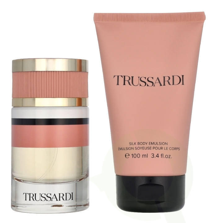Trussardi By Trussardi Giftset 160 ml Edp Spray 60ml/Body Emulsion 100ml ryhmässä KAUNEUS JA TERVEYS / Lahjapakkaukset / Naisten lahjapakkaukset @ TP E-commerce Nordic AB (D39689)
