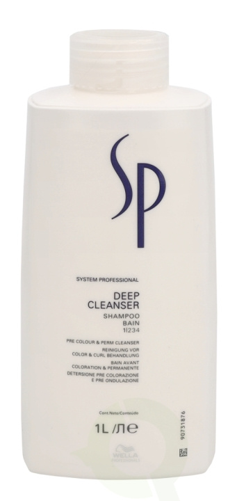 Wella SP - Deep Cleanser Shampoo 1000 ml Pre Colour & Perm Cleanser ryhmässä KAUNEUS JA TERVEYS / Hiukset &Stailaus / Hiustenhoito / Shampoo @ TP E-commerce Nordic AB (D39709)