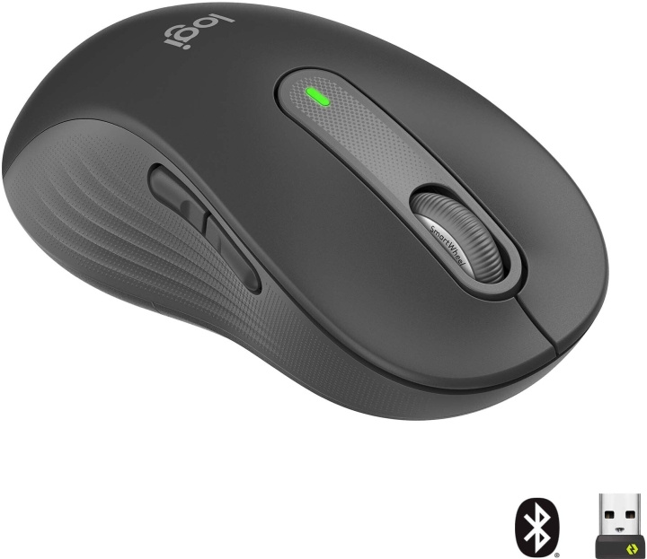 Logitech Signature M650 L LEFT -langaton hiiri, musta ryhmässä TIETOKOONET & TARVIKKEET / Hiiret & Näppäimistöt / Hiiret @ TP E-commerce Nordic AB (D39796)