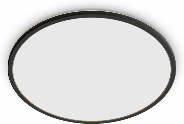 Philips Superslim CL550 -kattovalaisin, pyöreä, musta, 1900 lm, 2700K