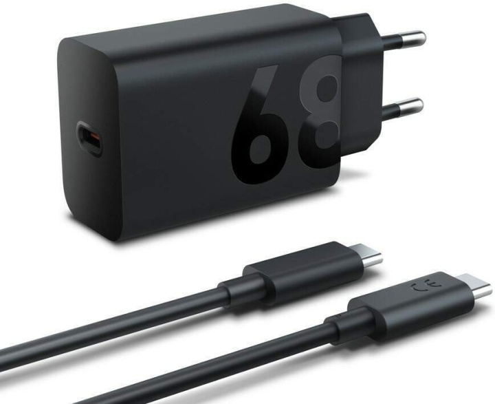 Lenovo 68W USB-C Wall Charger -virtalähde ryhmässä ÄLYPUHELIMET JA TABLETIT / Laturit & Kaapelit / Seinälaturi / Seinälaturi Type C @ TP E-commerce Nordic AB (D39900)