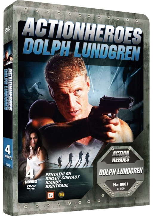 SMD Dolph Lundgren: Action Heroes (Steelbook) ryhmässä KODINELEKTRONIIKKA / Ääni & Kuva / TV & Tarvikkeet / Elokuvat / DVD @ TP E-commerce Nordic AB (D39933)