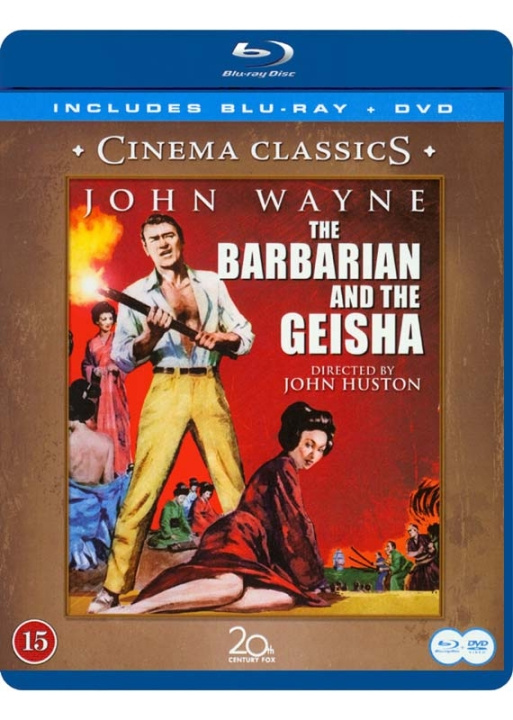 BARBARIAN AND THE GEISHA Blu Ray (John Wayne Classic movie) ryhmässä KODINELEKTRONIIKKA / Ääni & Kuva / TV & Tarvikkeet / Elokuvat / Blu-ray @ TP E-commerce Nordic AB (D39972)